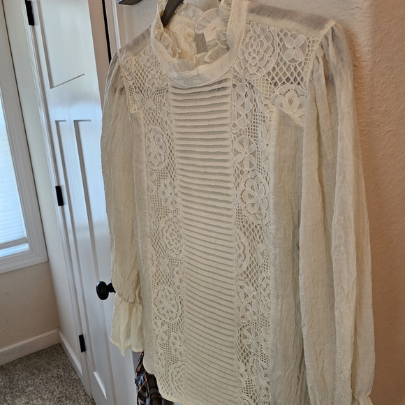 RUFFLED BLOUSE SUNDANCE CATOLOG EXCELLENT CONDITION - Picture 4 of 8